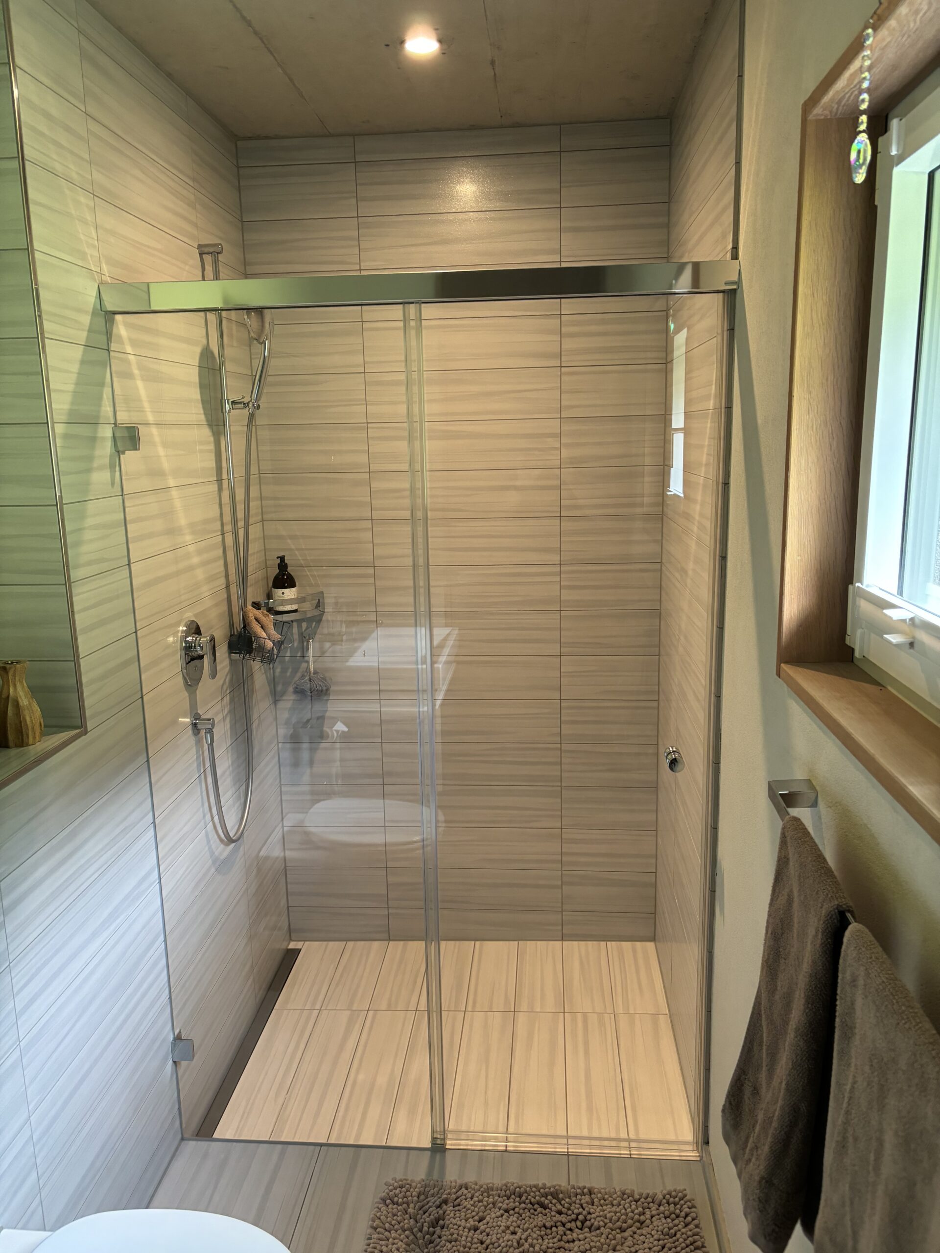 Schiebetür in NIsche